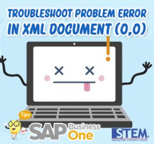 How To Troubleshoot problem ‘Error in XML Document (0,0)’ at SAP ...