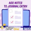 add notes to journal entry