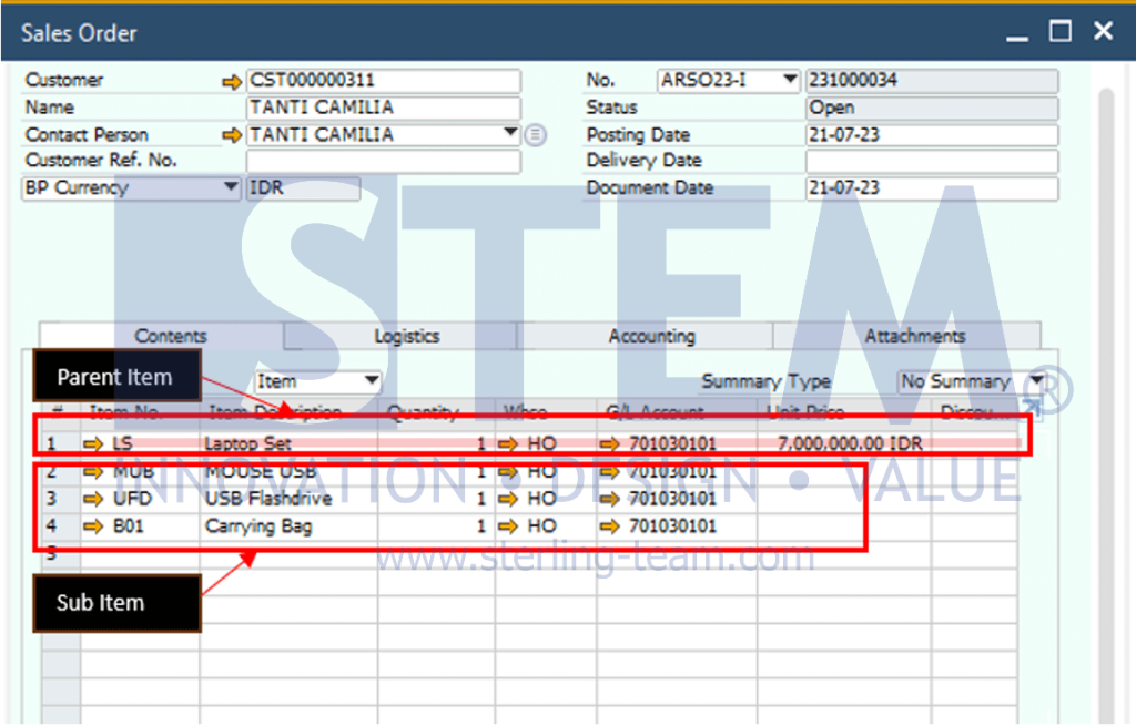 Know the BOM Type in SAP Business One: Template Type | SAP Business One ...