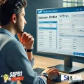 how to arrange column order in a document sap b1