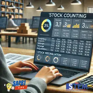 easily identify variance in stock counting